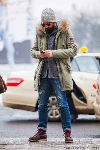 Comment porter un bonnet gris