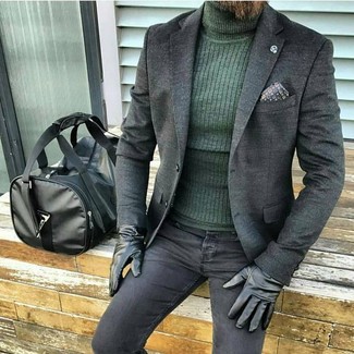 Un jean à porter avec un blazer gris