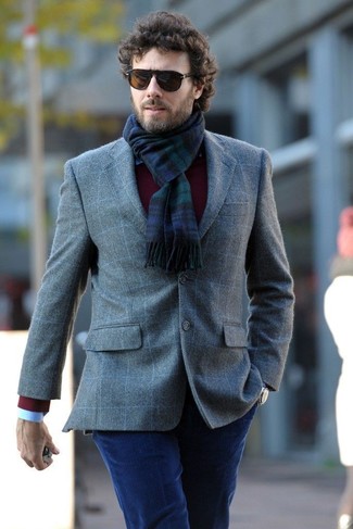 Un jean à porter avec un blazer gris