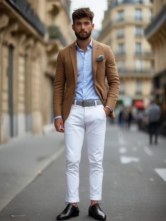 Comment porter une ceinture en toile grise en été