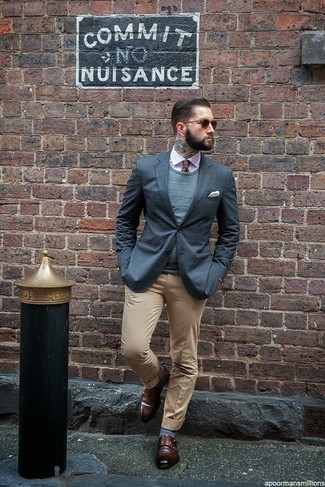 Comment porter une veste grise