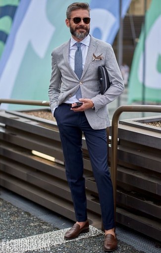 Comment porter une veste grise pour homme