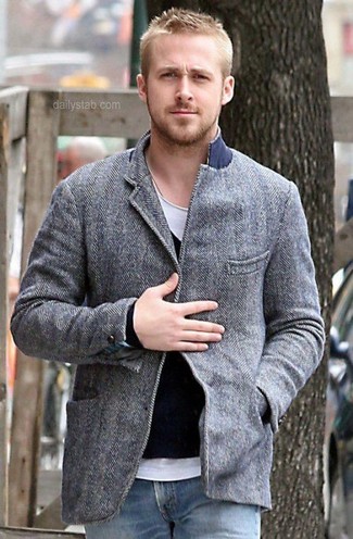 Comment porter une veste grise pour homme