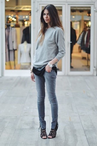 Comment porter un jean gris