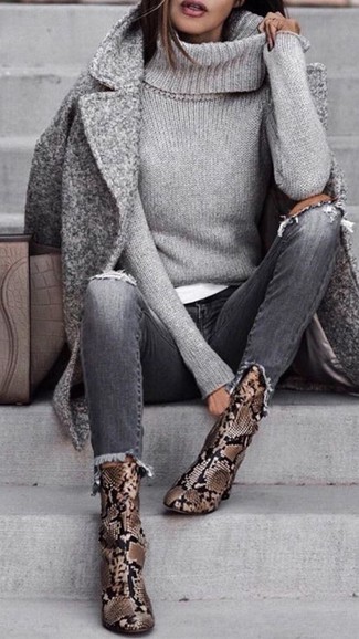 Comment porter un jean gris