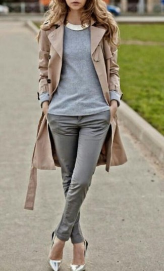 Comment porter des chaussures en cuir grises