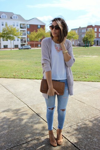 Comment porter un gilet gris