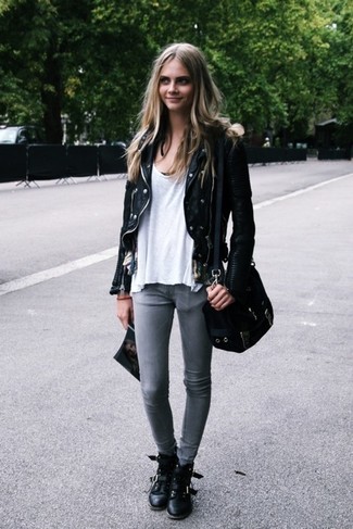 Comment porter un pantalon gris