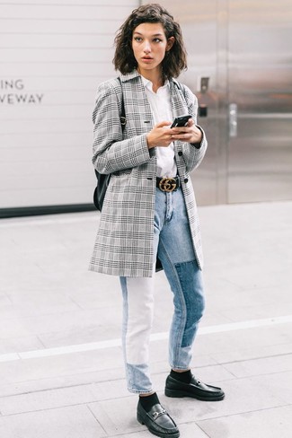 Comment porter un blazer écossais gris