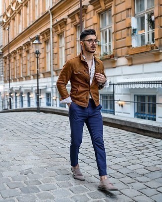 Comment porter des double monks en daim gris