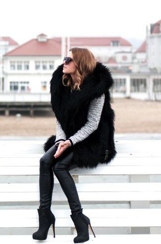 Comment porter une veste en tweed grise