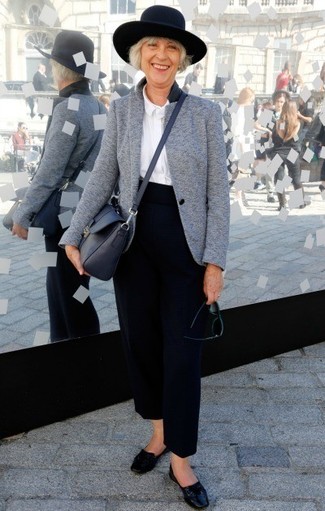 Comment porter un blazer en laine gris