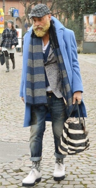 Comment porter un blazer en laine gris en hiver