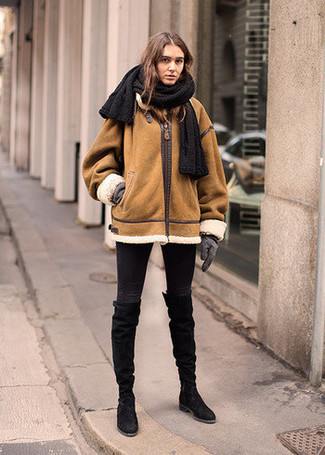 Comment porter des gants en laine gris