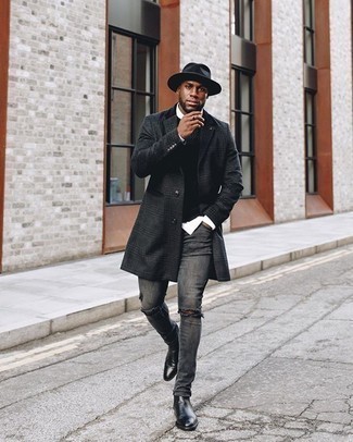 Comment porter un chapeau pour un style decontractés quand il fait froid
