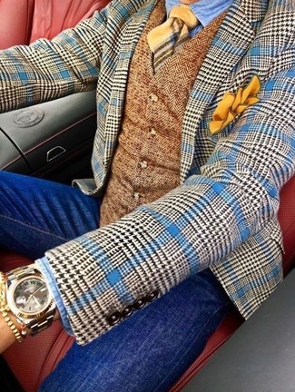 Comment porter un manteau en laine à chevrons quand il fait chaud