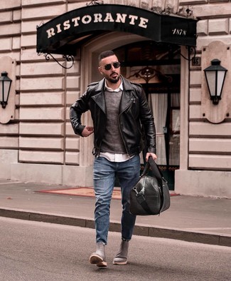 Comment porter un fourre-tout pour un style decontractés quand il fait frais