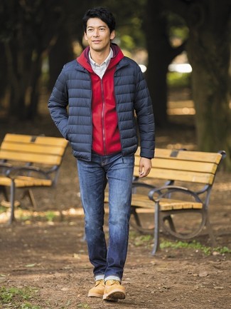 Comment porter un sweat à capuche avec une doudoune