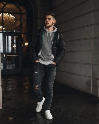 Comment porter un sweat à capuche avec une doudoune quand il fait chaud