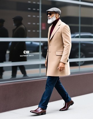 Comment porter une casquette plate en pied-de-poule pour un style chic decontractés en automne