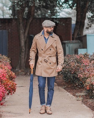 Comment porter une casquette plate en pied-de-poule pour un style chic decontractés en automne
