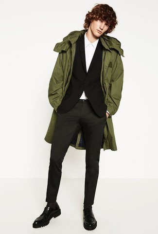 Imperméable olive Canada Goose