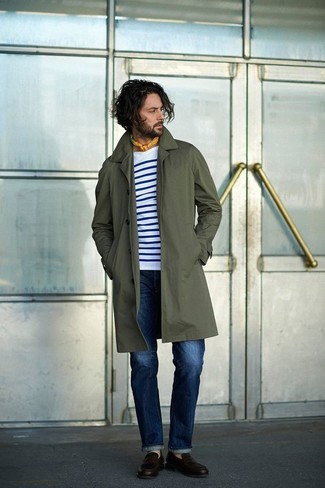Imperméable olive Woolrich