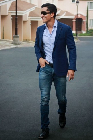 Comment porter un jean avec des chaussures richelieu