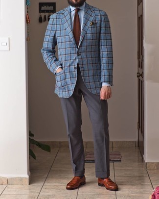 Comment porter un blazer bleu clair au printemps