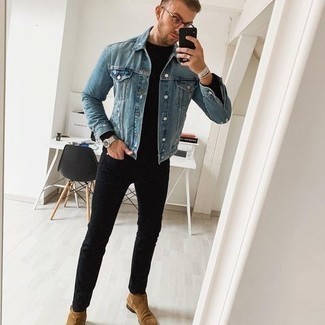 Comment porter une veste bleu clair pour un style chic decontractés au printemps