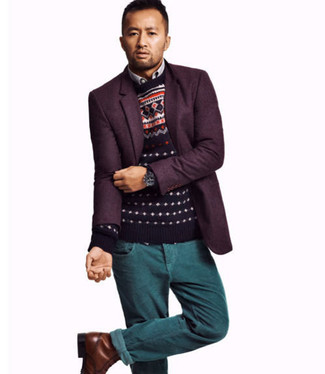 Comment porter un blazer violet clair pour un style chic decontractés quand il fait chaud