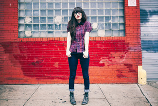 Comment porter un chemisier violet clair