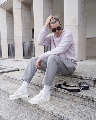 Comment porter un sweat-shirt violet clair