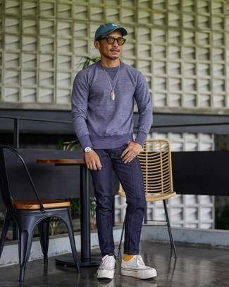 Comment porter un sweat-shirt violet clair