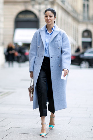 Manteau bleu clair Desigual