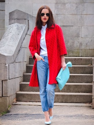 Manteau rouge Blaumax