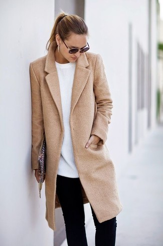 Manteau marron clair Hermès Vintage