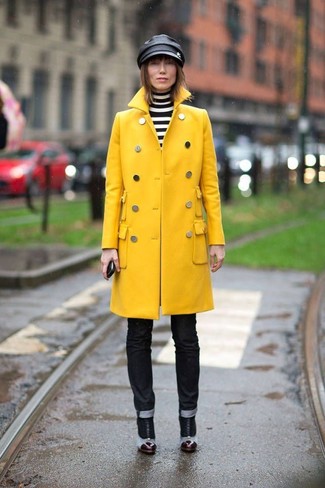 Manteau jaune Versace