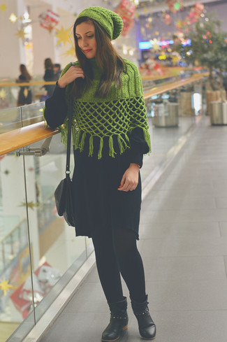 Comment porter un bonnet vert menthe