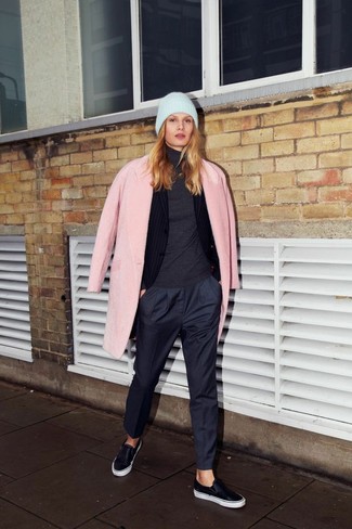 Comment porter un bonnet vert menthe