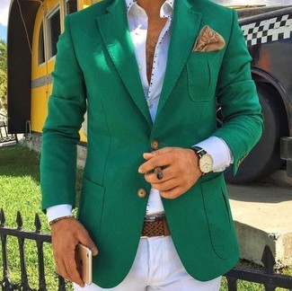 Comment porter un blazer vert menthe pour un style elégantes en été