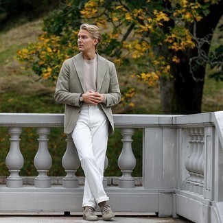 Comment porter un blazer vert menthe au printemps
