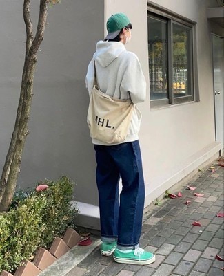 Comment porter des chaussures en toile vert menthe