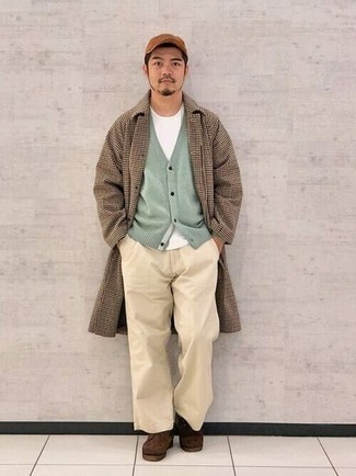 Comment porter un cardigan vert menthe