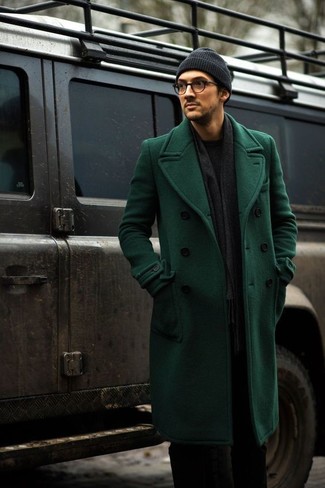 Comment porter un manteau vert menthe