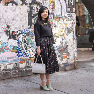 Comment porter des mules vert menthe