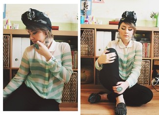 Comment porter une bague vert menthe