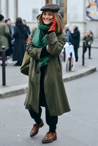 Comment porter une écharpe vert menthe