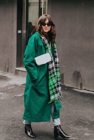 Comment porter une écharpe vert menthe