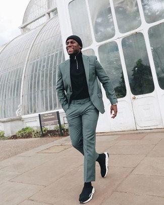 Comment porter un costume vert menthe quand il fait chaud